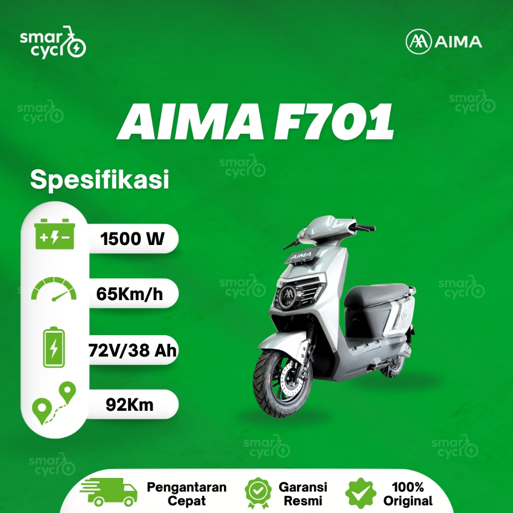 Sepeda listrik AIMA F701 72v/38Ah 1500W
