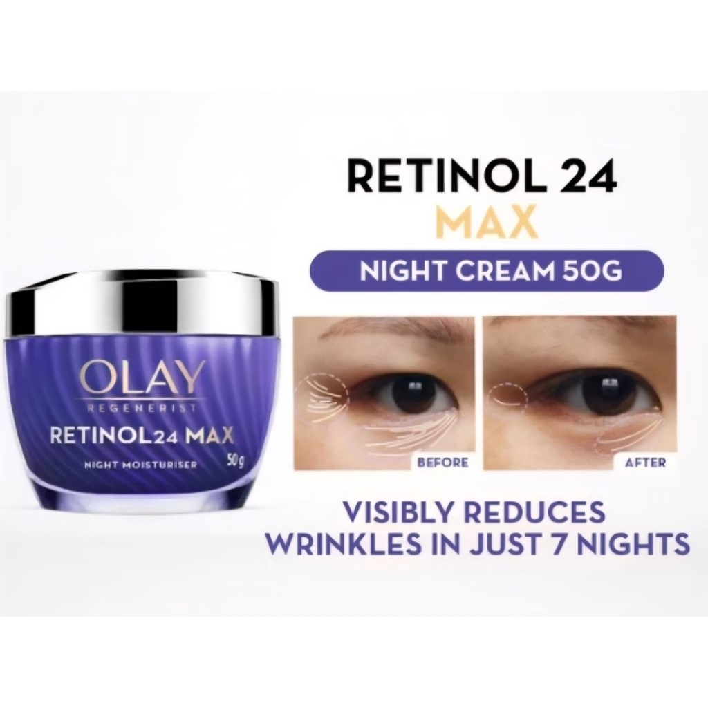 Olay Regenerist Retinol 24 MAX Night Cream Skincare Antiaging 50g