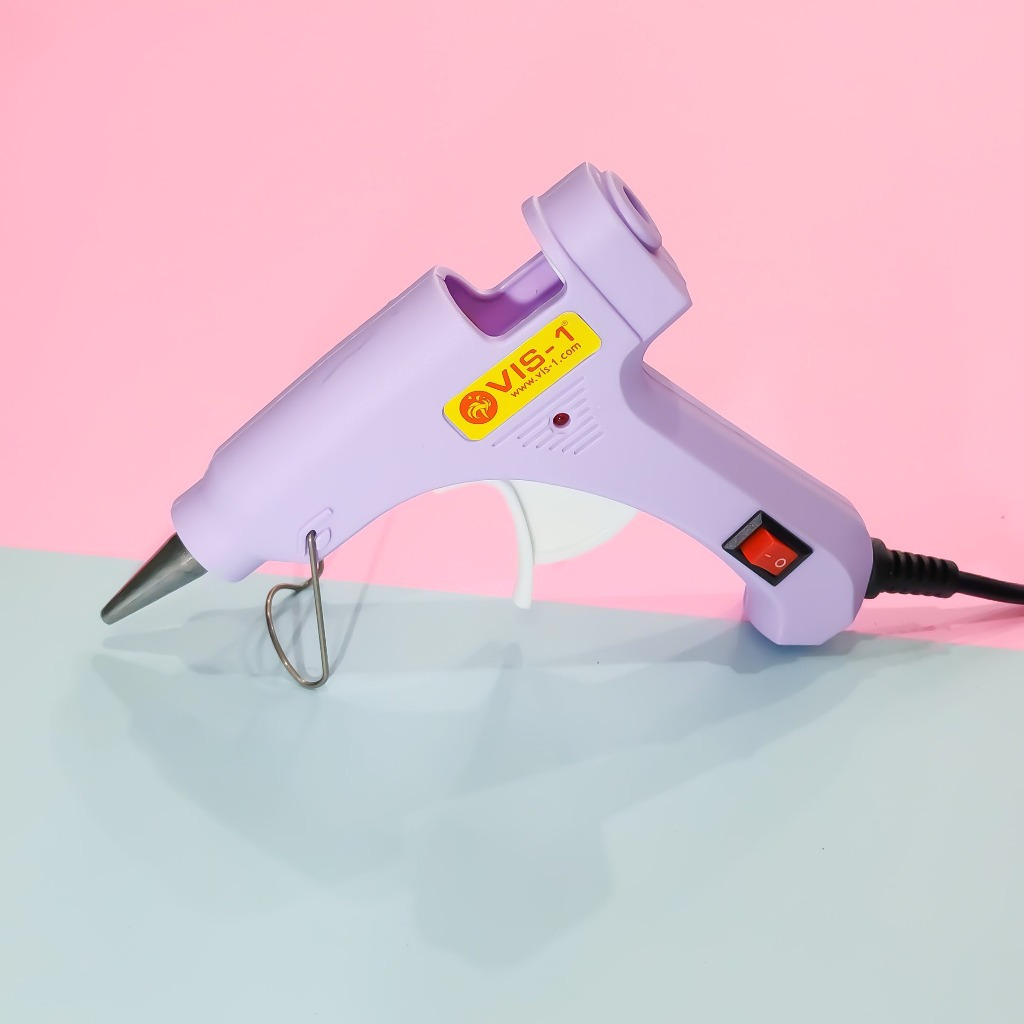 

[150GR] LEM TEMBAK MINI HOT MELT GLUE GUN ON OFF 20 WATT ALAT PEREKAT PRAKTIS