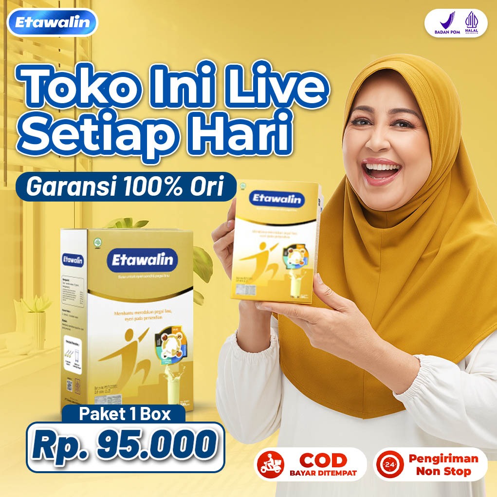 

Etawalin Susu Kambing Etawa Solusi Asam Urat dan Nyeri Sendi 100% Original Alami Tanpa Efek Samping