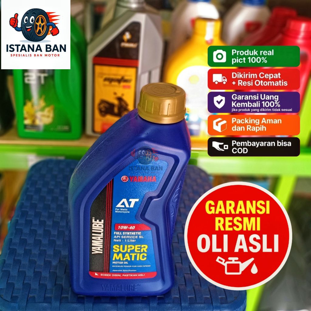 Oli Motor Super Matic Yamalube Original 100% 1L Garansi Resmi untuk motor NMAX