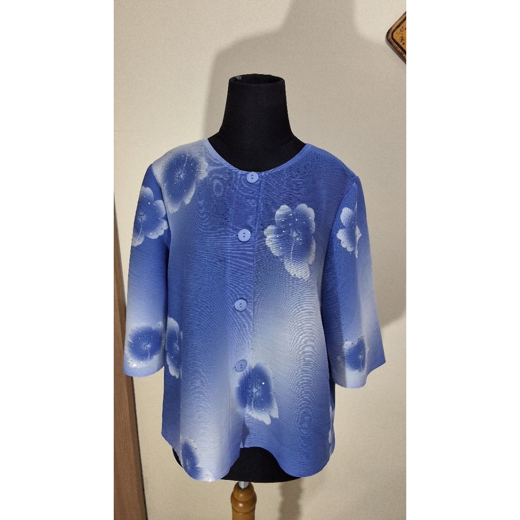 Pleats Premium Top/Atasan Plisket/Top Plisket Premium/Button Top Pleats