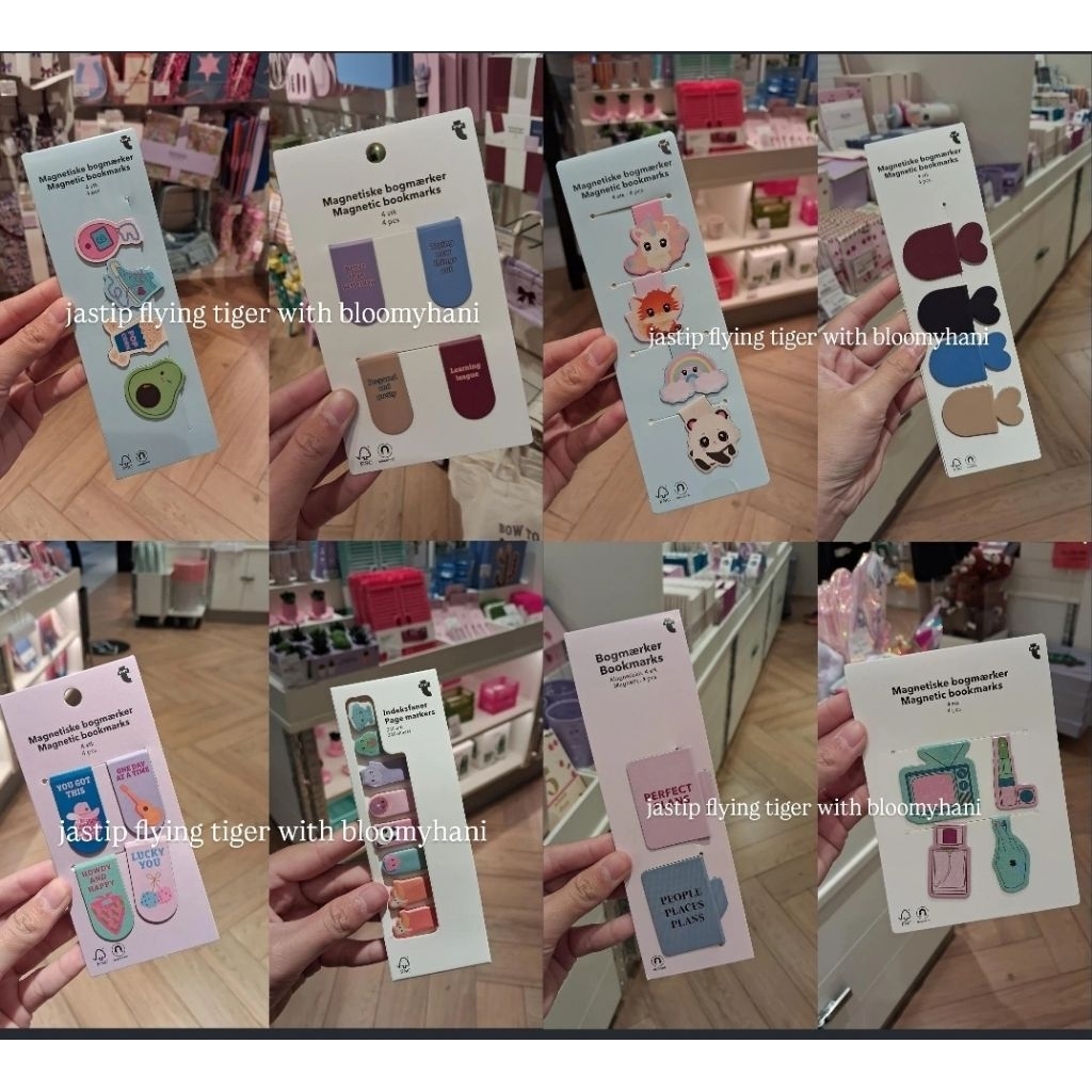 

[JASTIP FLYING TIGER] Koleksi Pembatas Buku Bookmark Page Marker