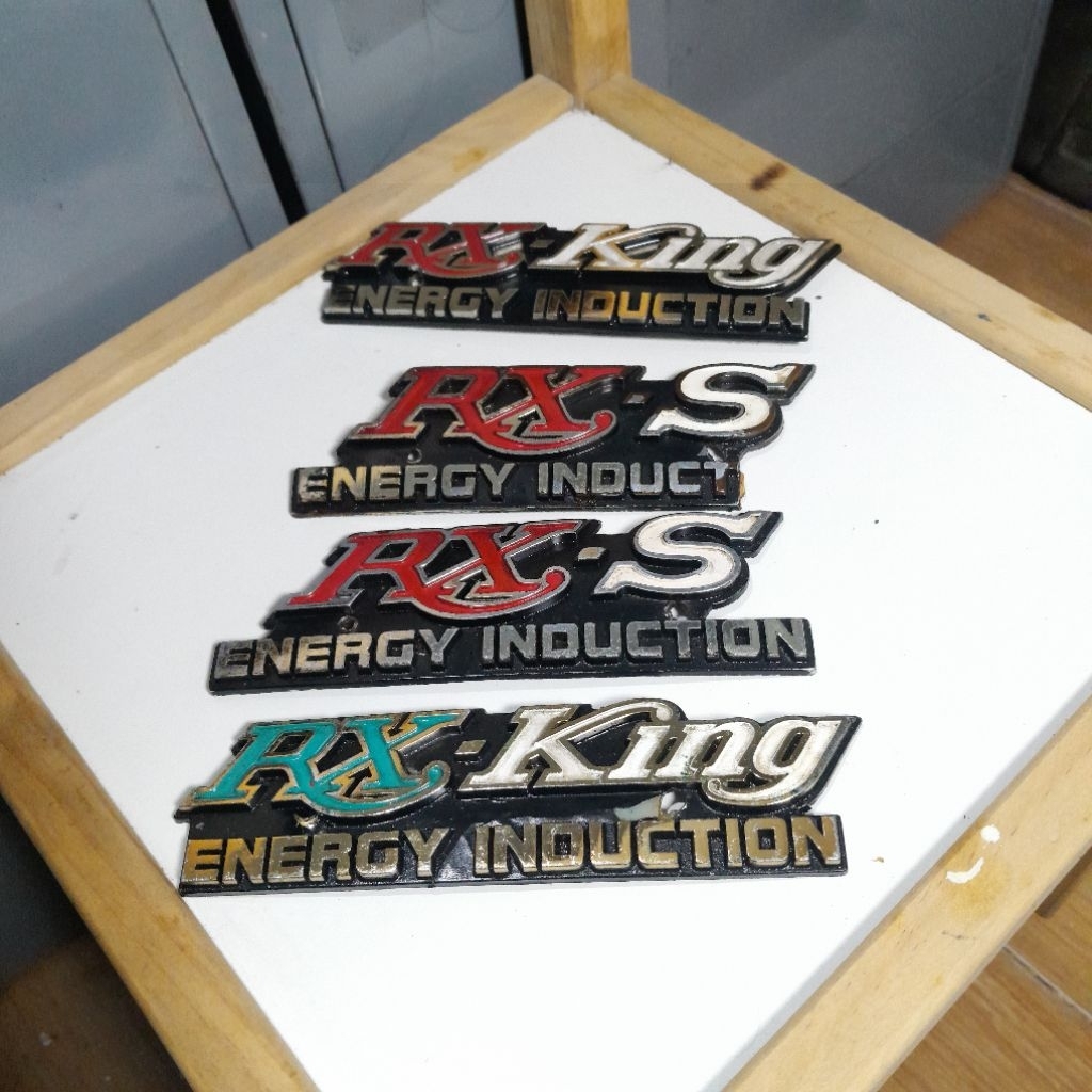 Emblem Rx king Rx S Emblem box aki Rx king Rx spesial original