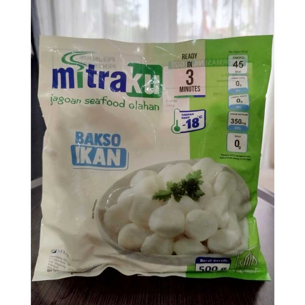 

Mitraku Bakso Ikan 500g (Khusus Area Lampung)