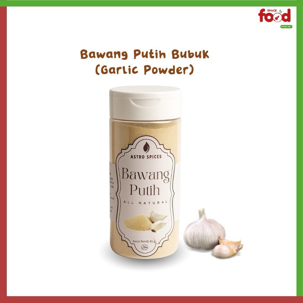 

GarlicPowder/Bawang Putih Bubuk/Bumbu Dapur Bawang Putih Merah/Astrospices Bawang Putih Bubuk 85 Gram