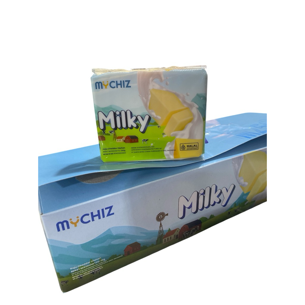 

Keju My chiz Milky cheddar 250gr