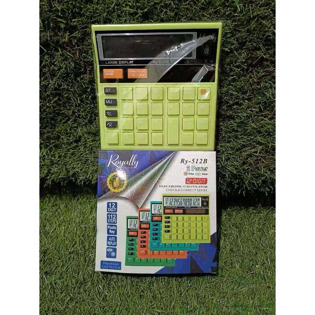 

Kalkulator 12 DIGIT Warna RY512B dan RY512B Kualitas OKE