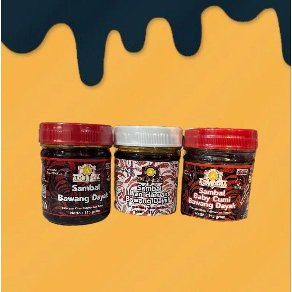 

AQUEENA ANEKA SAMBAL BAWANG DAYAK CITARASA KHAS KALIMANTAN TIMUR — PEDAS GURIH ASIN CUMI IKAN HARUAN