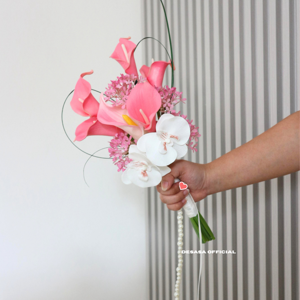 KOREAN HAND BOUQUET / CALLA LILY / BUNGA WEDDING