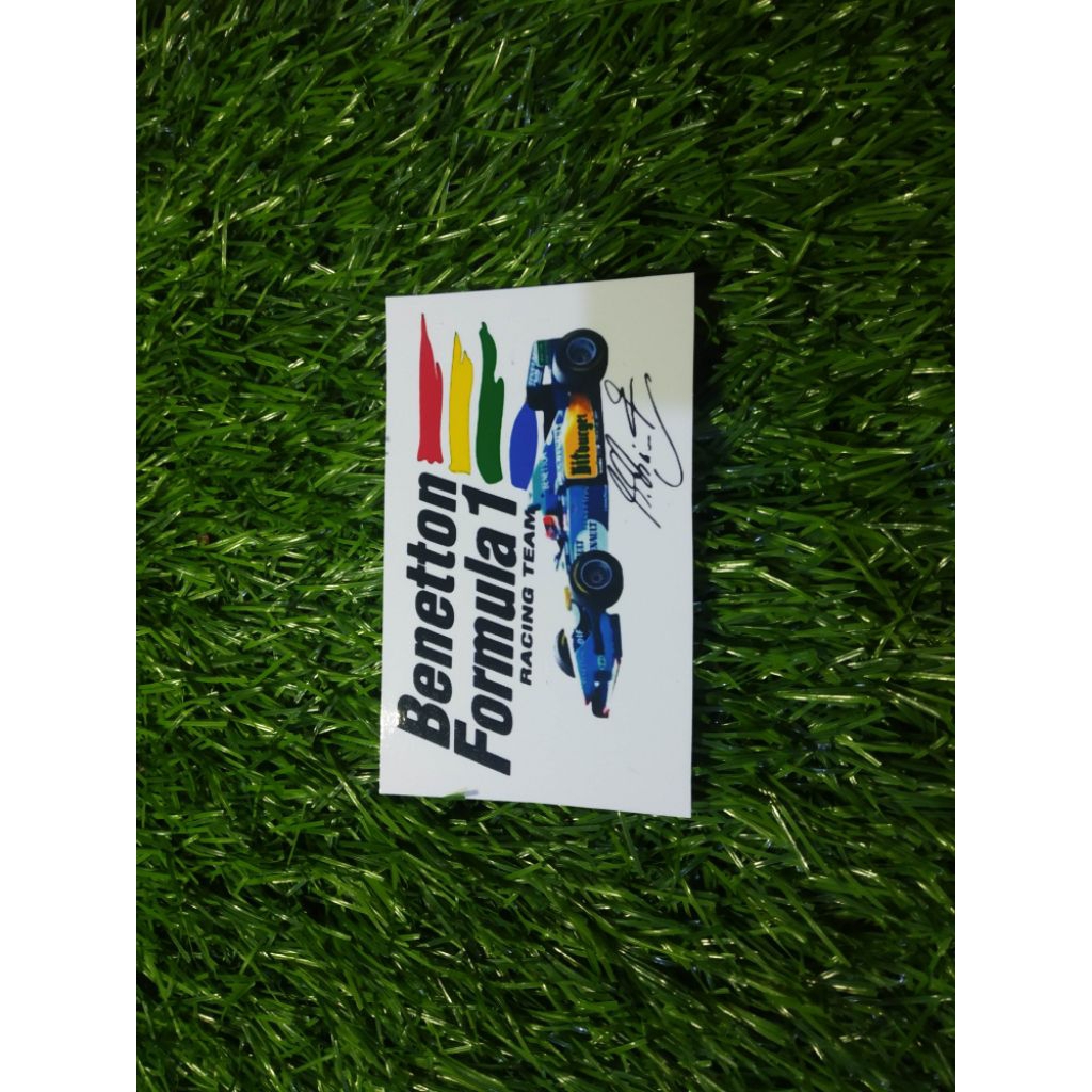 

stiker vinyl benetton
