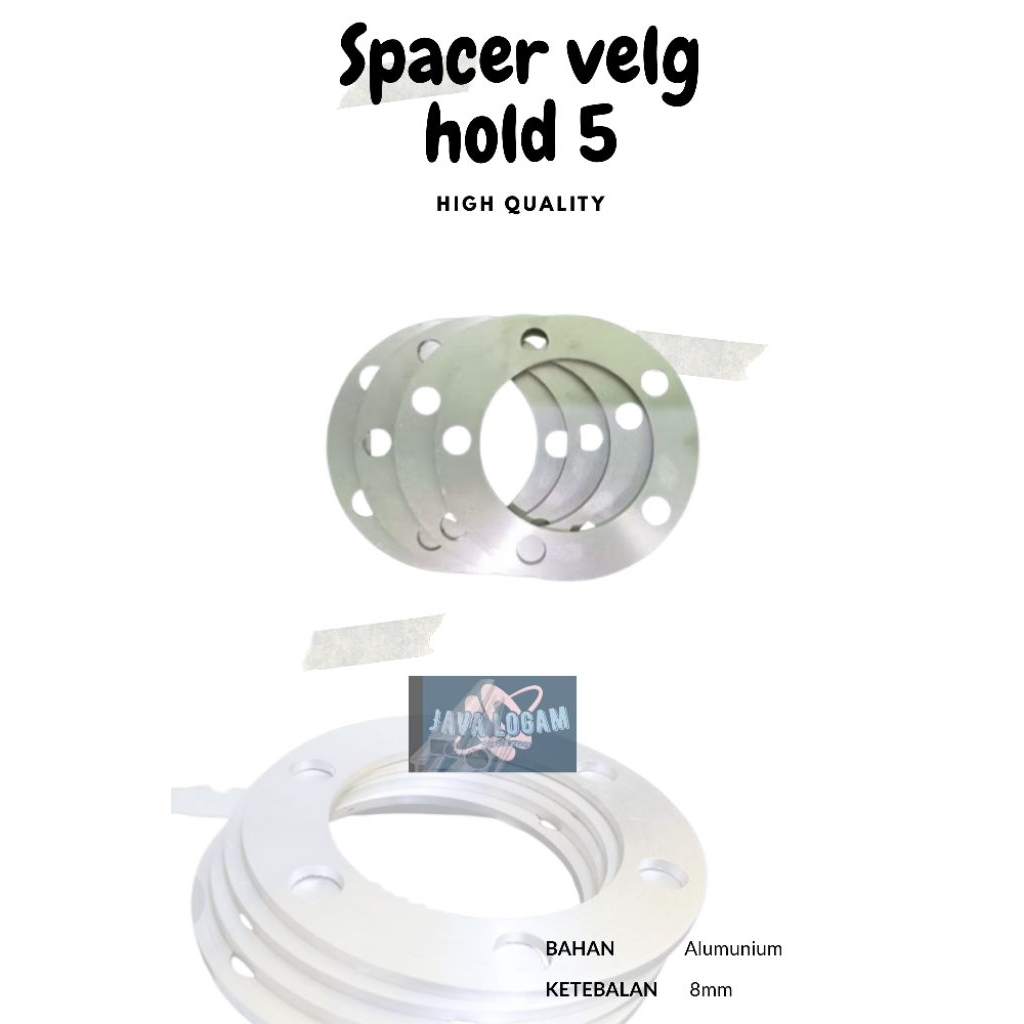 Spacer Velg mobil/Ring Plendest Mobil ukuran 8 mm