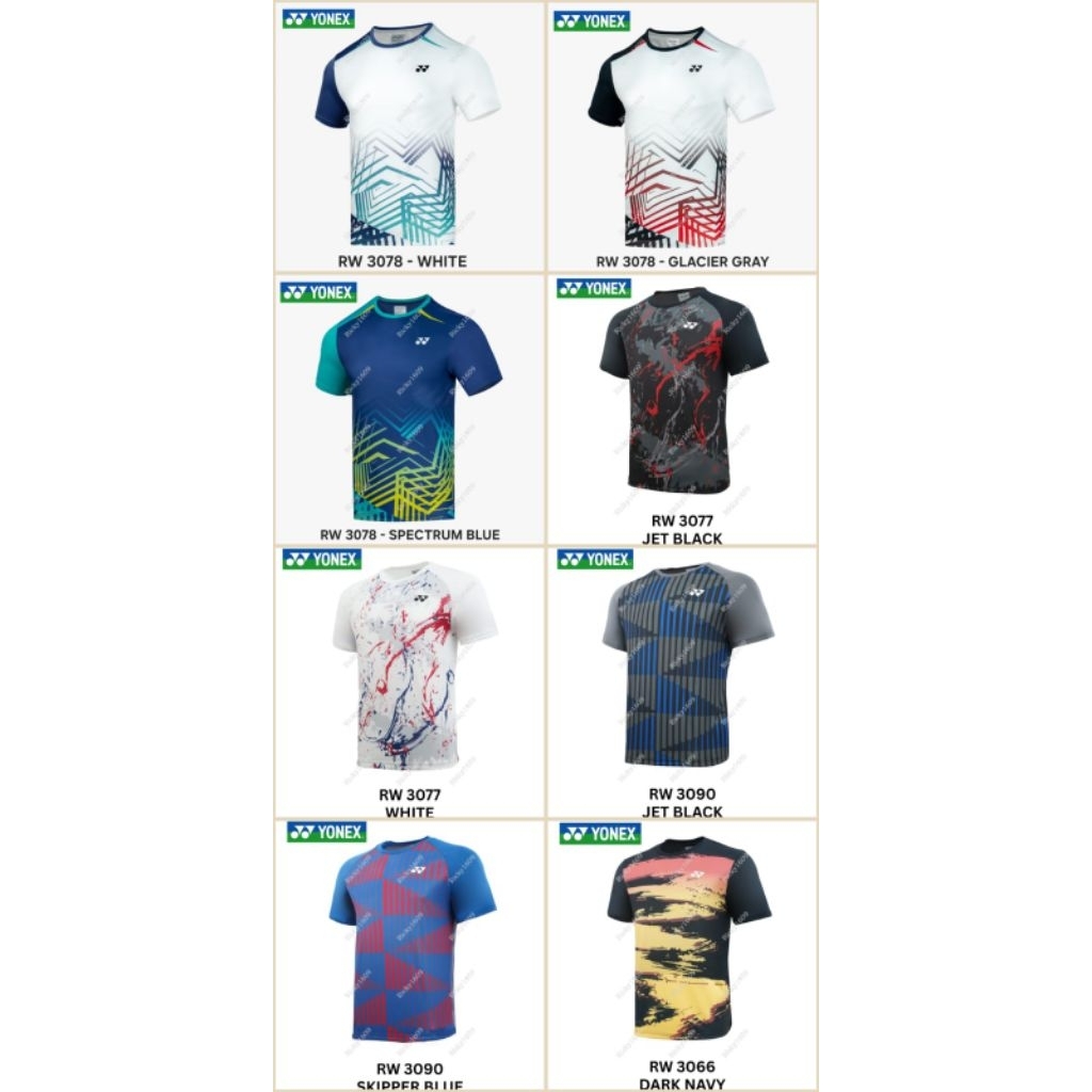 BAJU BADMINTON YONEX RUNAWAY 2 INDONESIA (2025) ORIGINAL YONEX SUNRISE