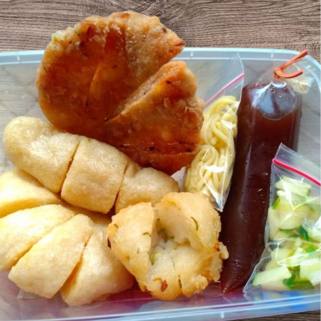 

Pempek Frozen Kapal Selam Jumbo - Lenjer - Kulit ikan - mix ikan - telur