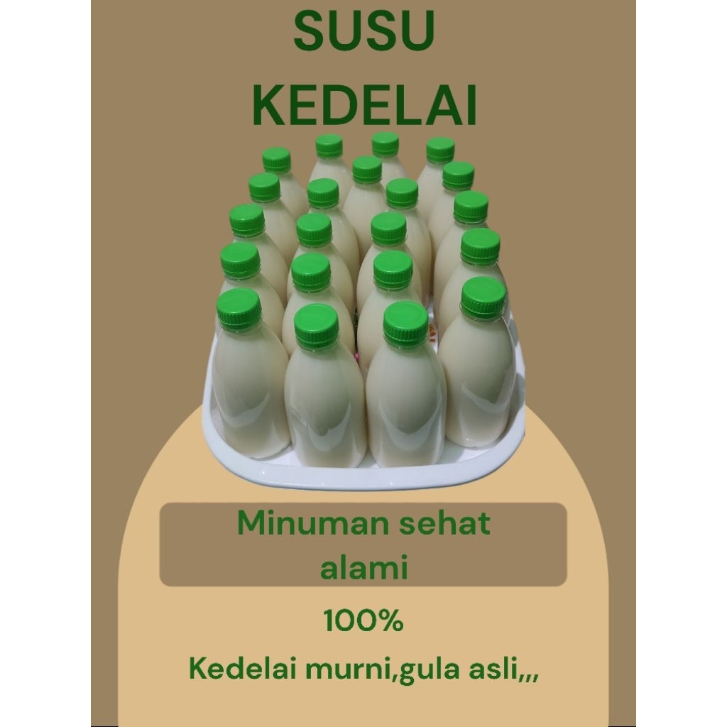 

SARI KEDELAI ASLI ENAK DAN SEGAR 350 mili/SUSU KEDELAI/Soya