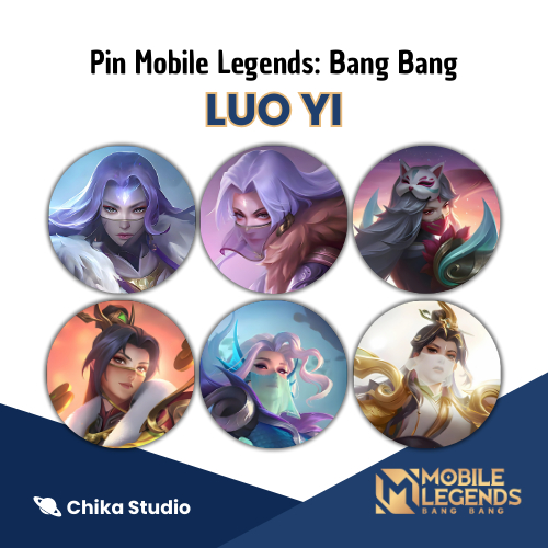 Pin Button Peniti Merchandise Mobile Legends: Bang Bang - Luo Yi | 25mm 32mm 44mm 58mm