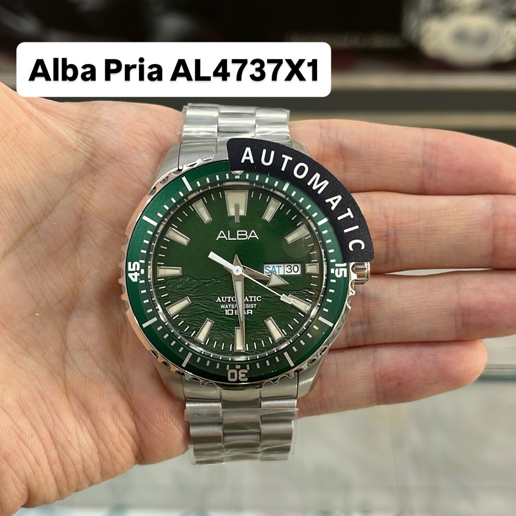 Jam Tangan Alba Pria Automatic AL4737 AL4737X1 Original