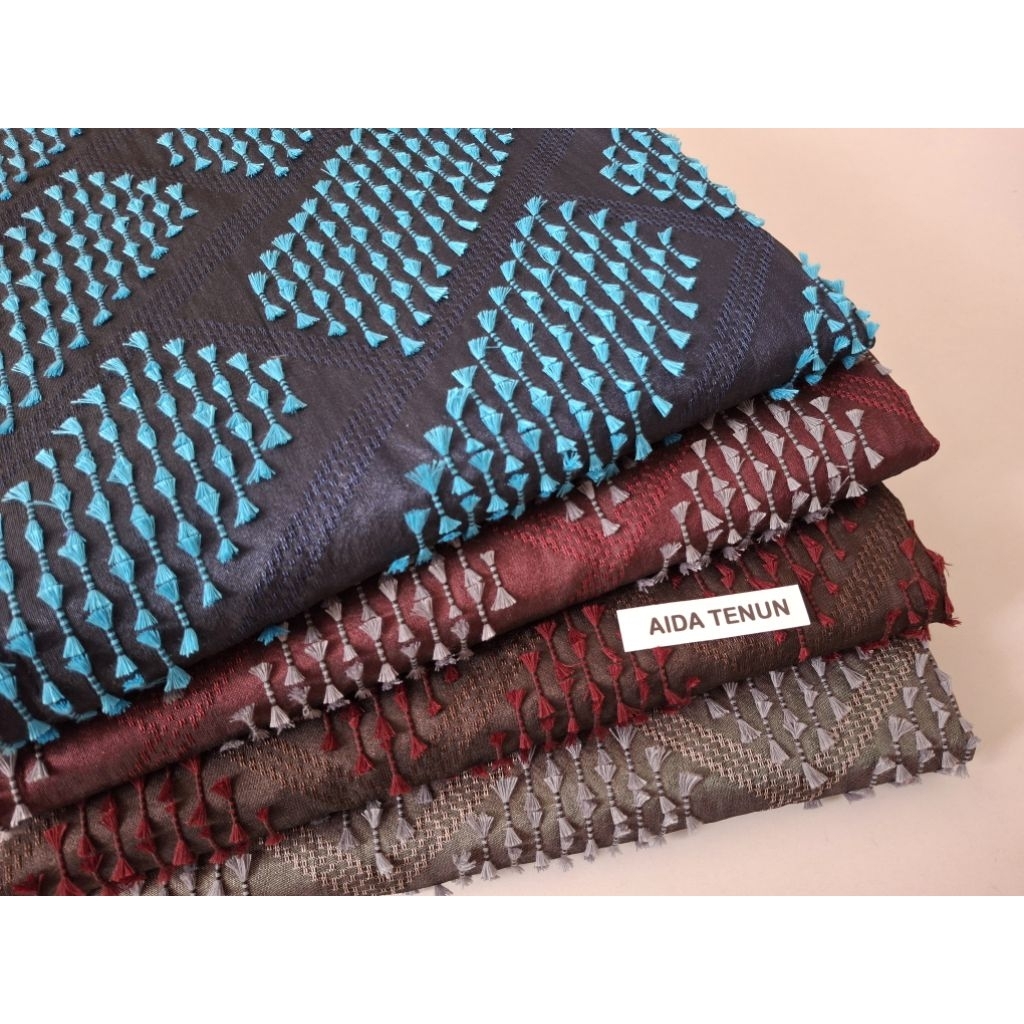 KAIN TENUN BULU JEPARA PREMIUM TENUN ATBM TENUN SONGKET BULU Code 019