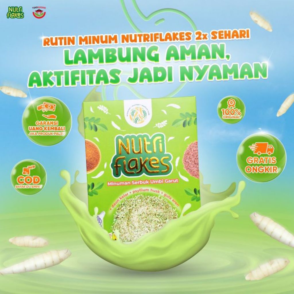 

NutriFlakes Untuk Lambung Aman & Gangguan Pencernaan