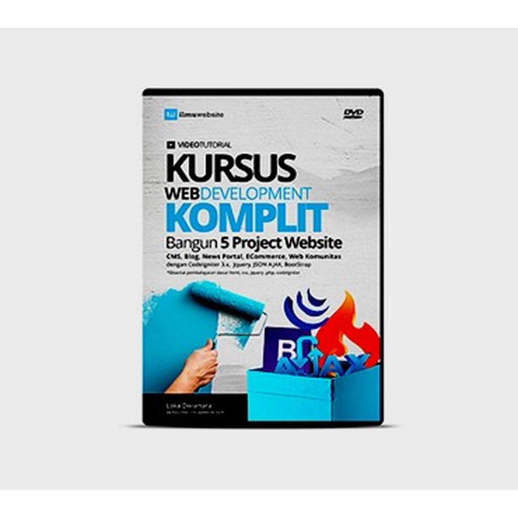 DVD Kursus Web Development Komplit Bangun 5 Project Aplikasi Website