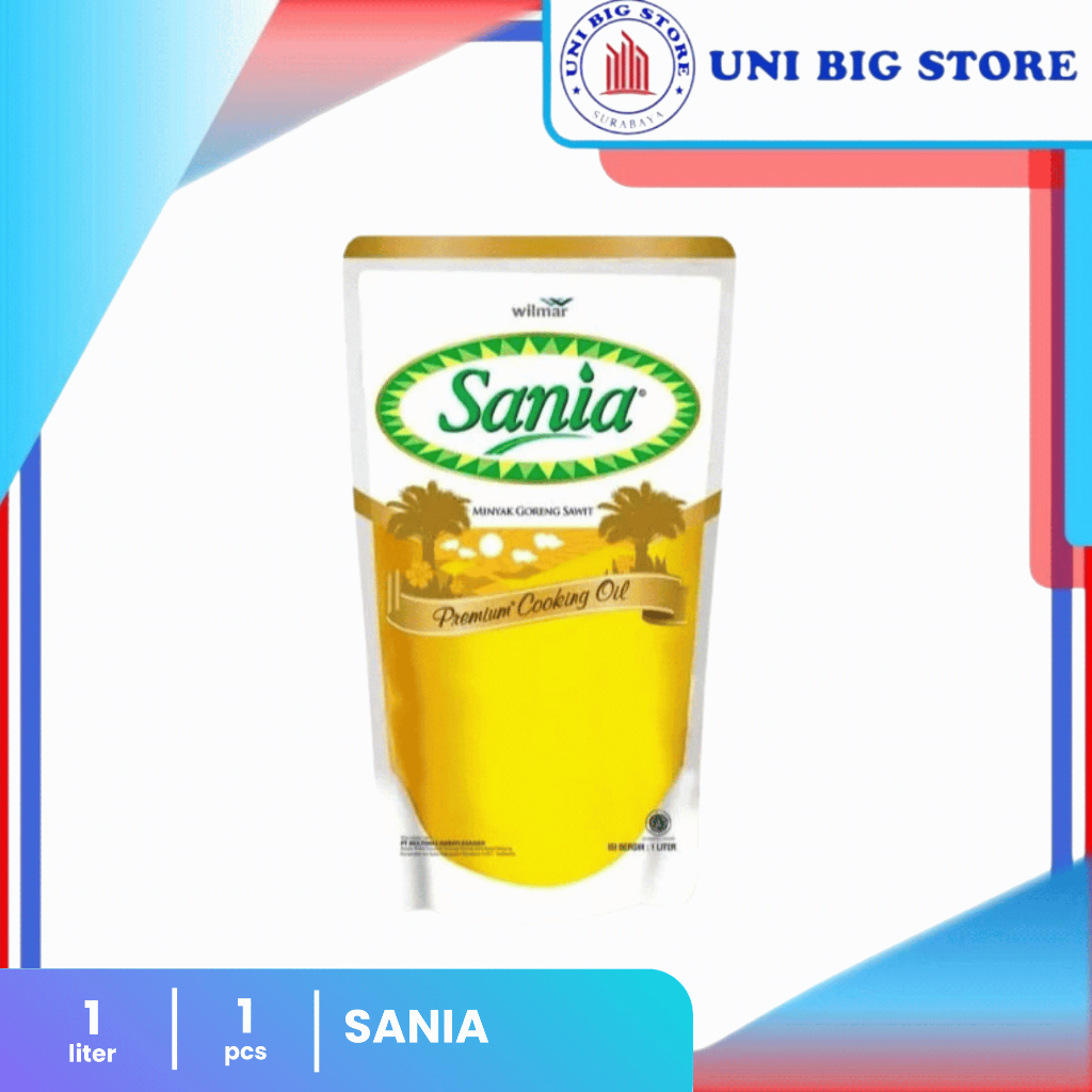 

Minyak Goreng Sania 1 liter Refill Pouch