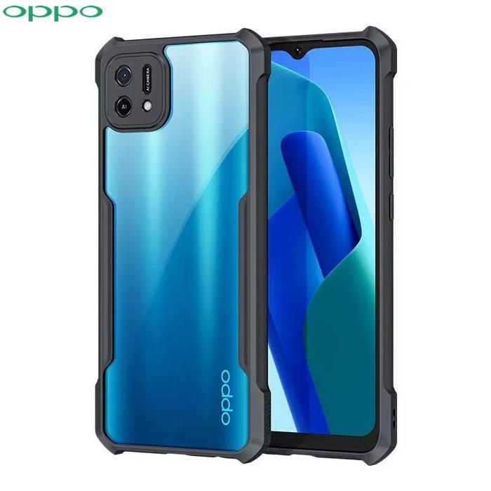Case Fusion Oppo A16E/A16K Softcase Bening Anti Air Hardcase Armor Casing Tahan Bentur Lentur