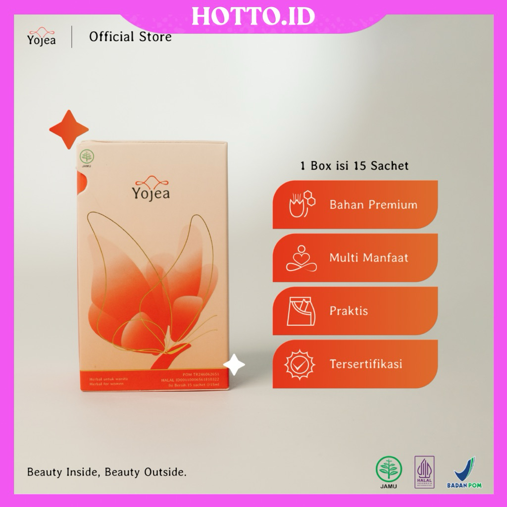 

YOJEA Minuman Herbal Kewanitaan 1 Box isi 15 Sachets