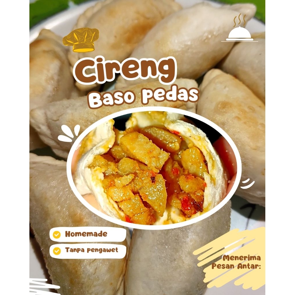 

Cireng isi Baso pedas