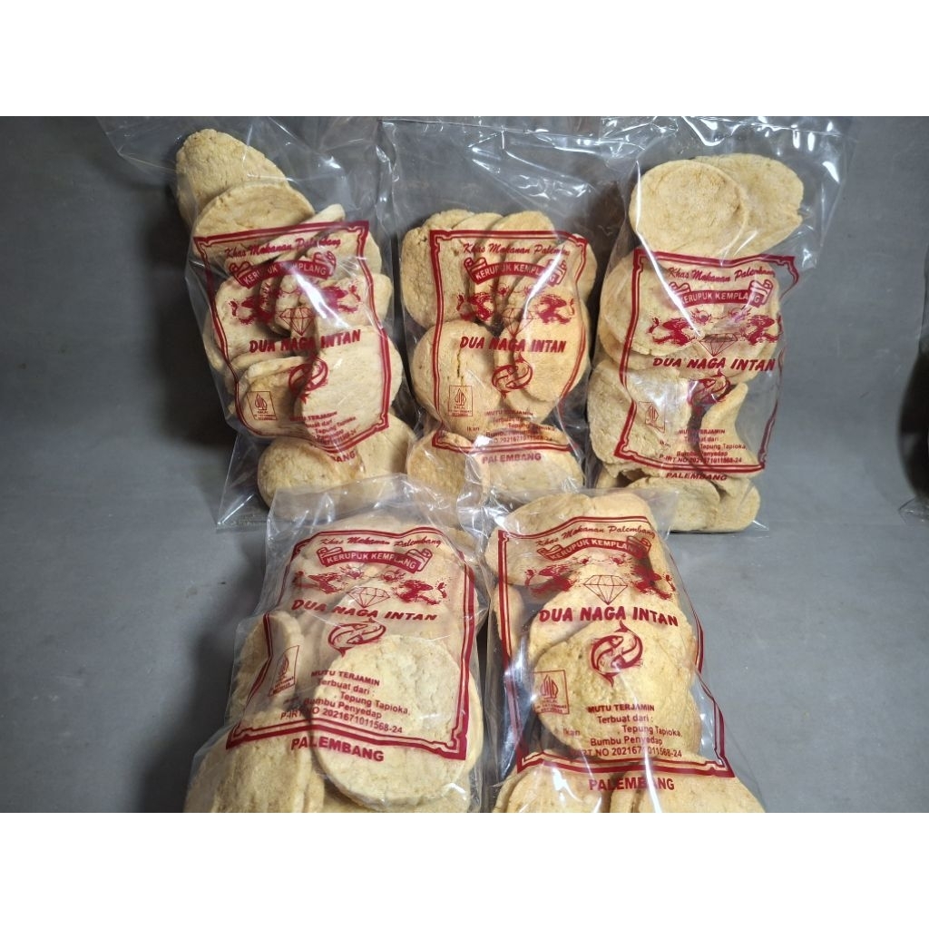 

Kemplang 1Kg Kulit Super Masing" Kemasan 200Gram×5Bungkus