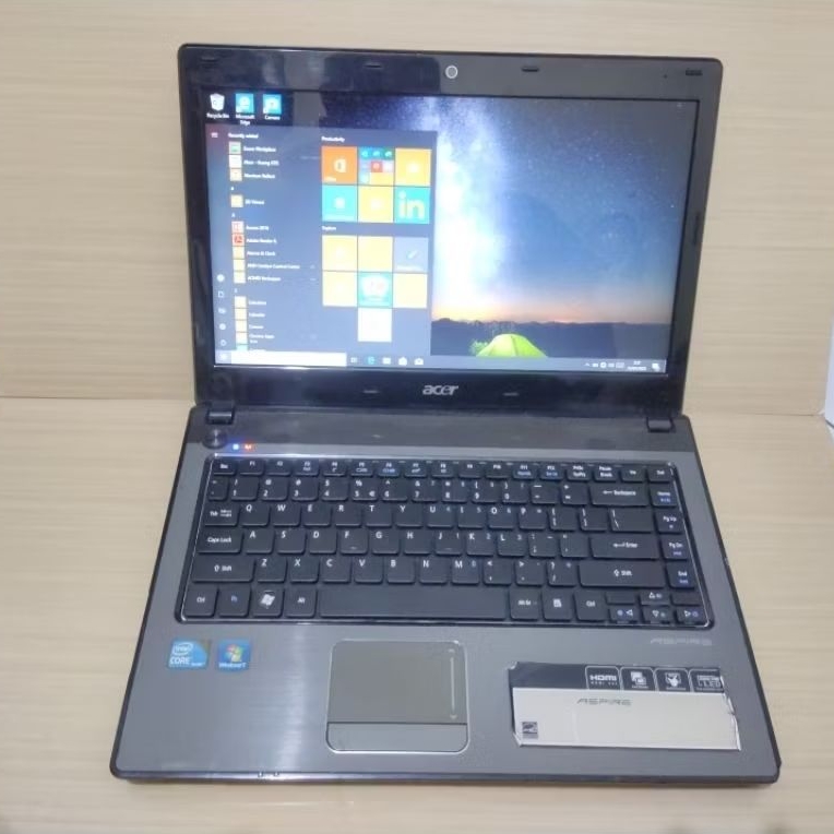 laptop acer aspire 4741 core i3 330M ram 4gb 320gb nominus
