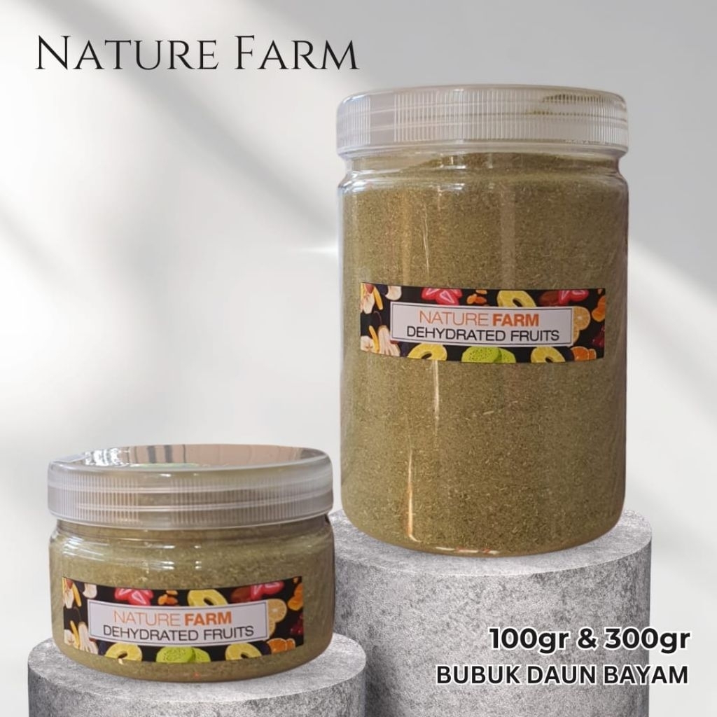 

Nature Farm Premium Bubuk Bayam / Spinach Powder / Vegetable Powder 100gr 300gr
