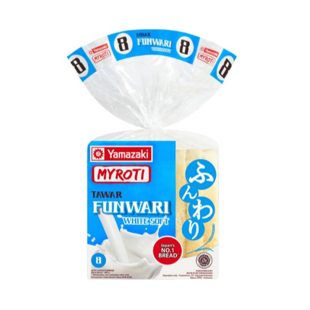 

MyRoti Funwari Roti Tawar White Soft 8s