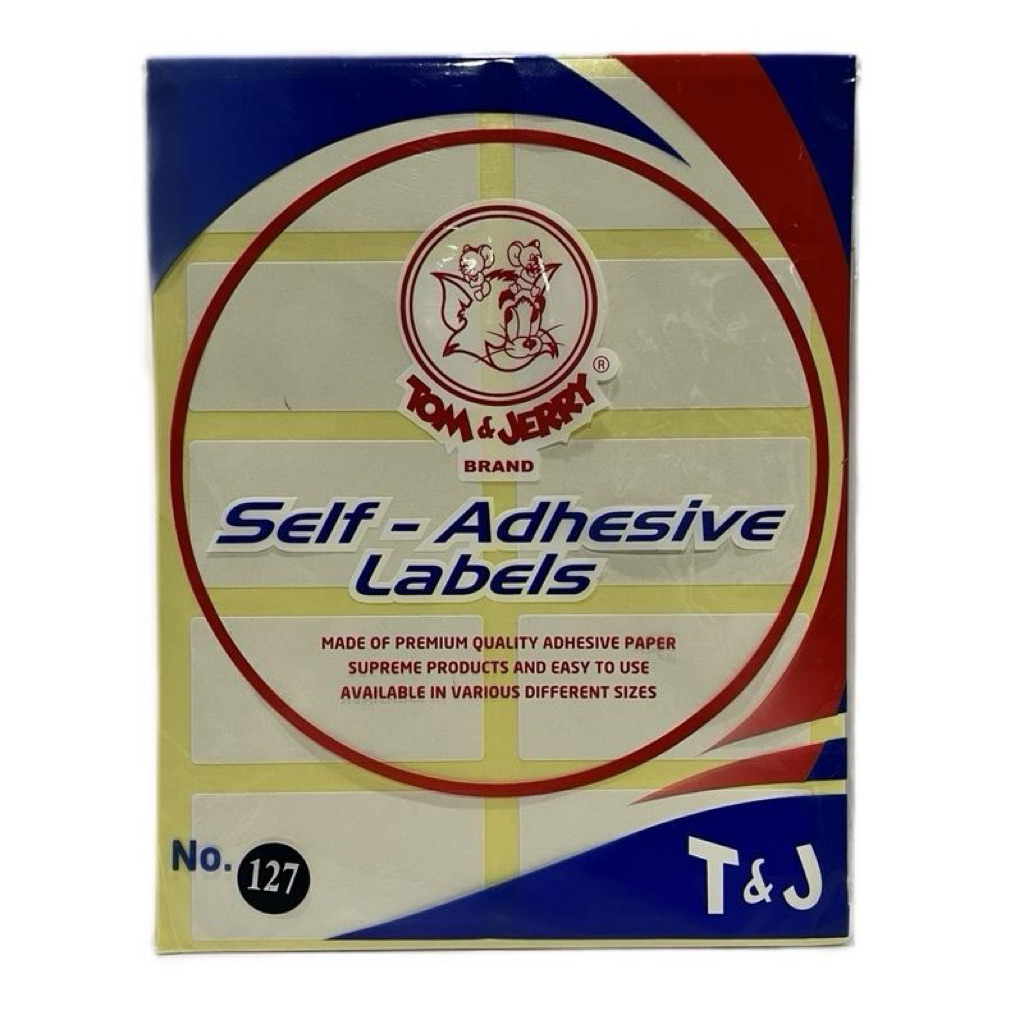 

Label TJ Tom and Jerry No 127 / Sticker Label T&J No. 127 Per Pack