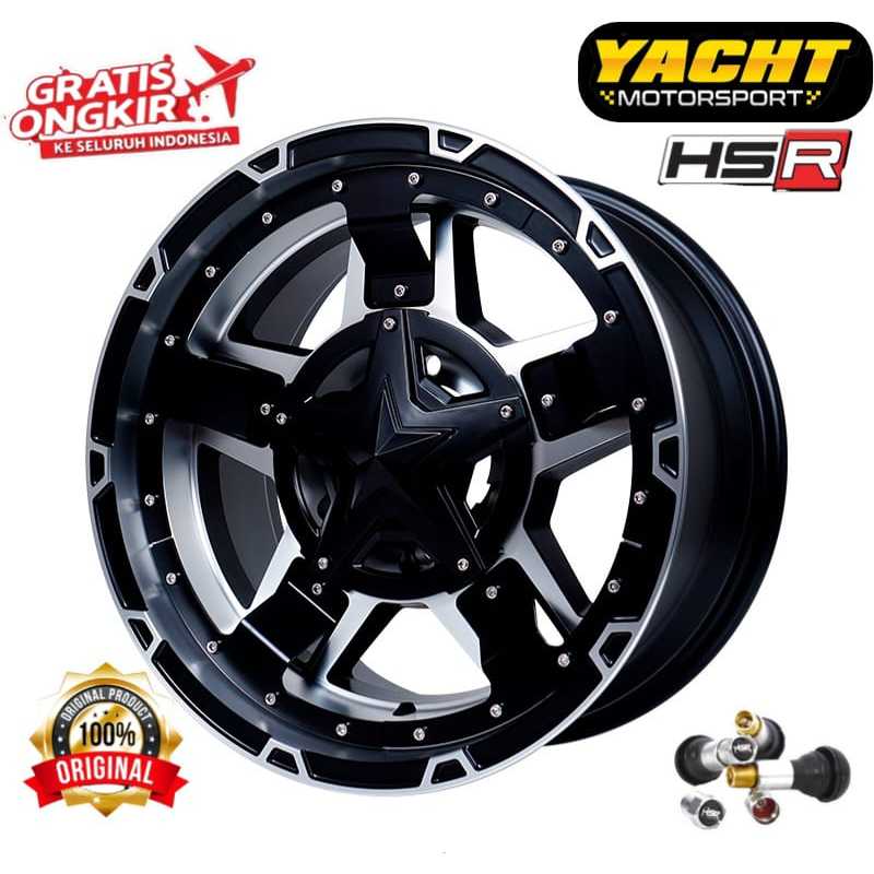 Pelak Racing HSR RASTA Ring 17 Model Offroad Mobil Triton Ford Hilux Dmux Blazer Dll