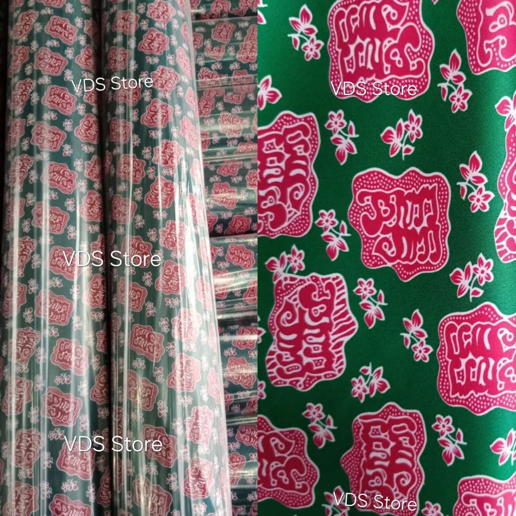 Kain Seragam BKMM Nasional bahan Semisutra halus lebar 115