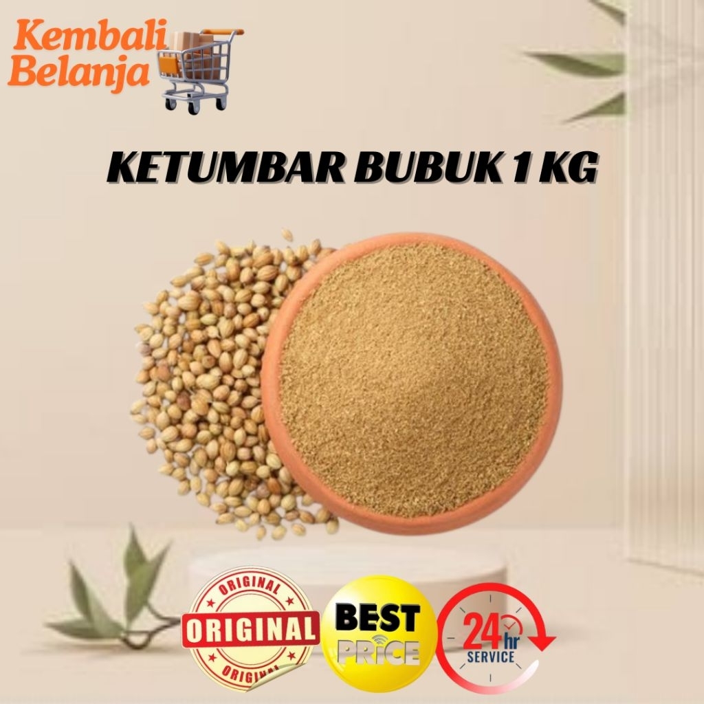 

Ketumbar Bubuk/ Coriander Powder 1 Kg