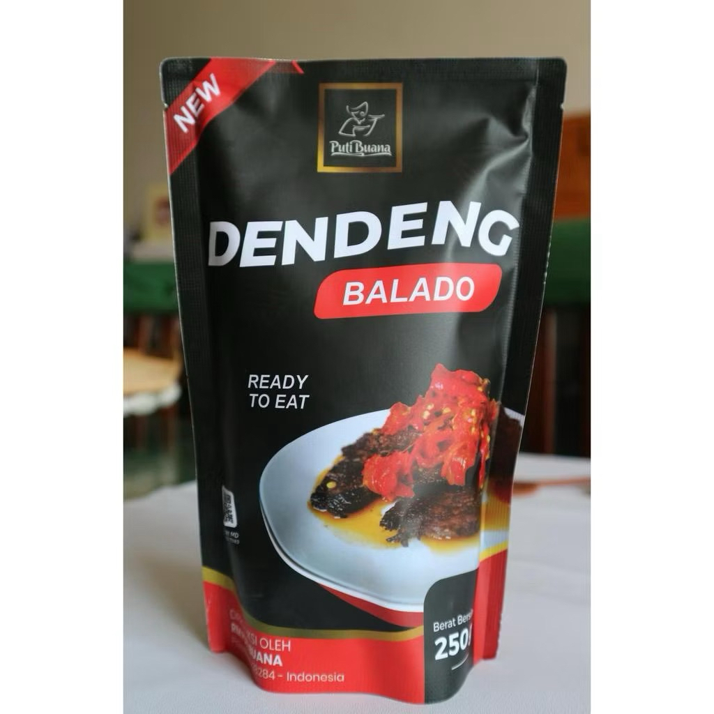 

Dendeng Balado Kemasan 250 gram Original Khas Padang