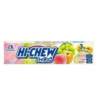 

MORINAGA HI CHEW MIX WHITE PEACH, JAPANESE PEAR AND MUSCAT GRAPE JAPAN