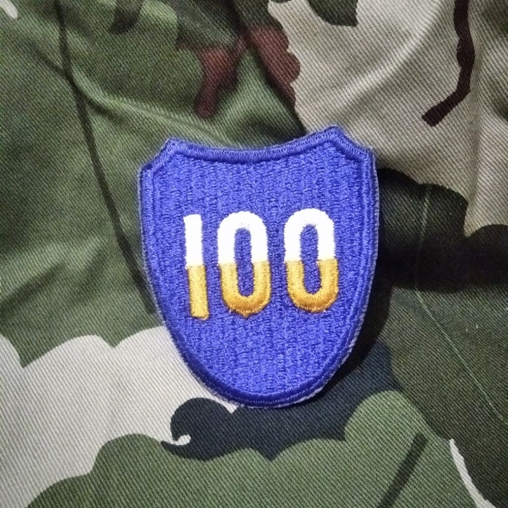 Vintage Amerika Patch Tentara Jadul Military Patch US Army 100th Infantry Division Patch US Army Pat