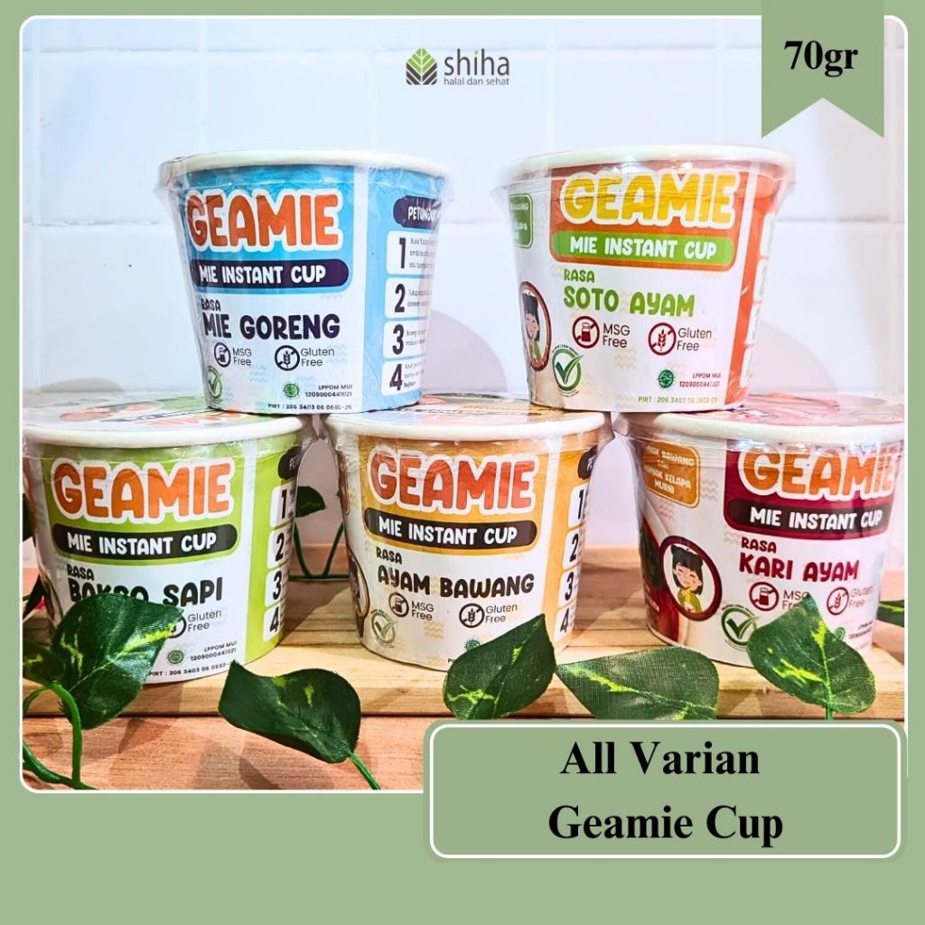 

Geamie Cup Mie Cup Anak Gluten Free Sehat non msg