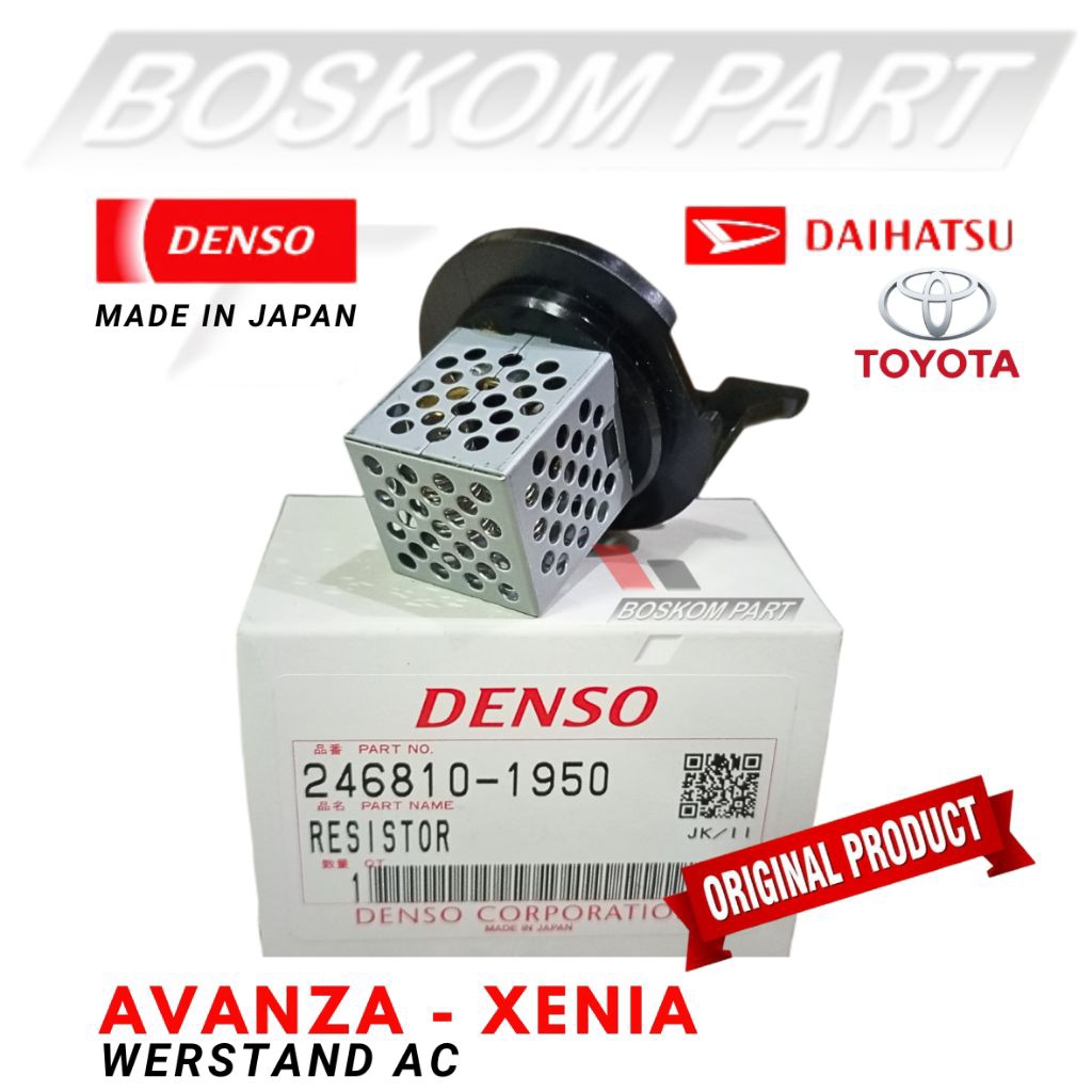 Werstan Ac Avanza Xenia Resistor Blower Ac werstand Avanza Xenia Denso original