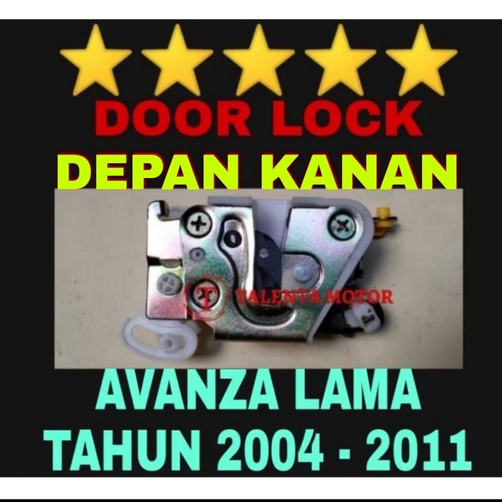 DOOR LOCK PINTU DEPAN KANAN AVANZA XENIA LAMA TAHUN 2004 2005 2006 2007 2008 2009 2010 2011 DOR LOK