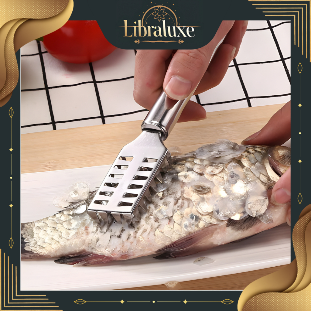 Pisau Pembersih Sisik Ikan / Parutan Sisik Ikan Praktis / Pisau Sisik Ikan Dengan Gagang Murah