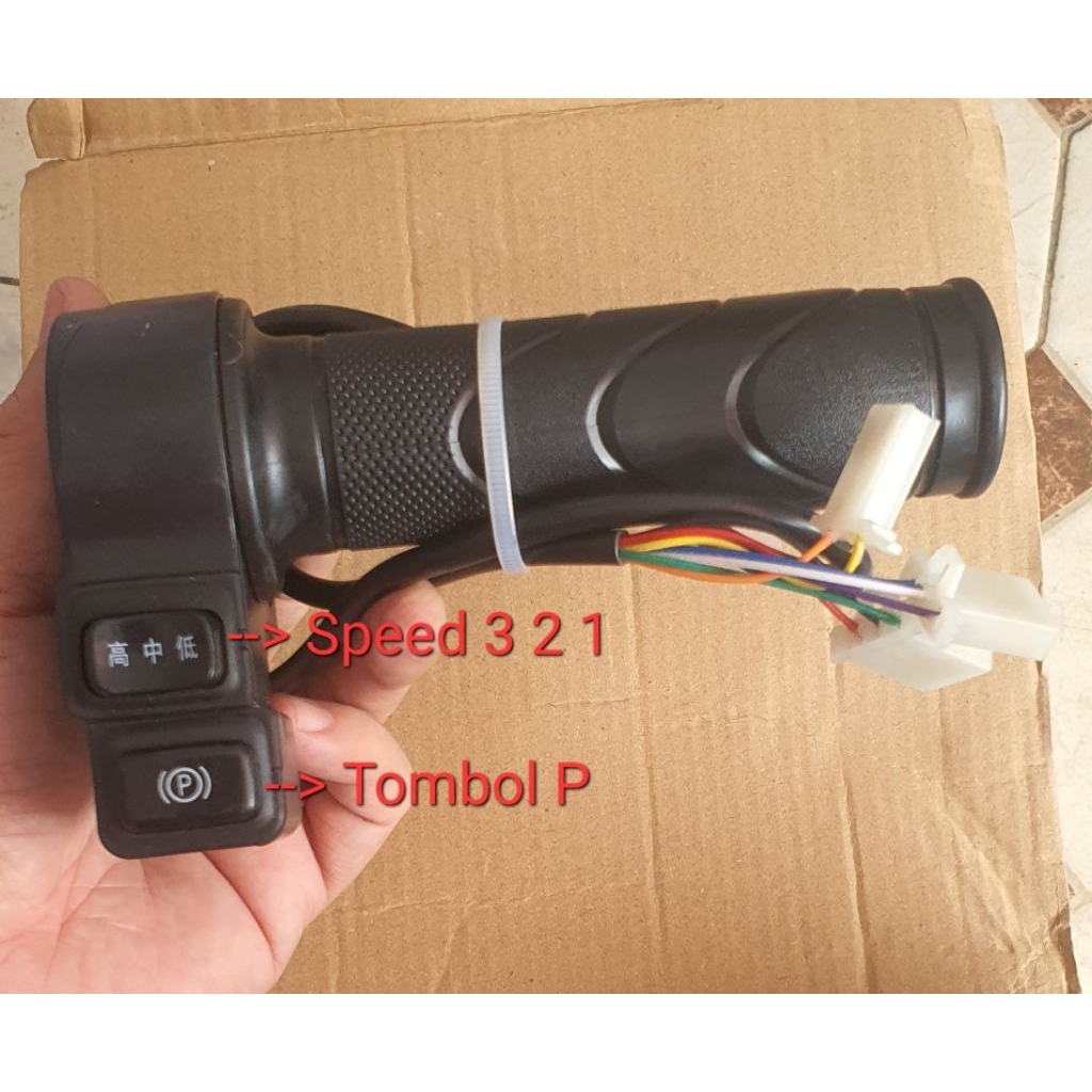 Throttle sepeda motor listrik / handle gas sepeda motor listrik