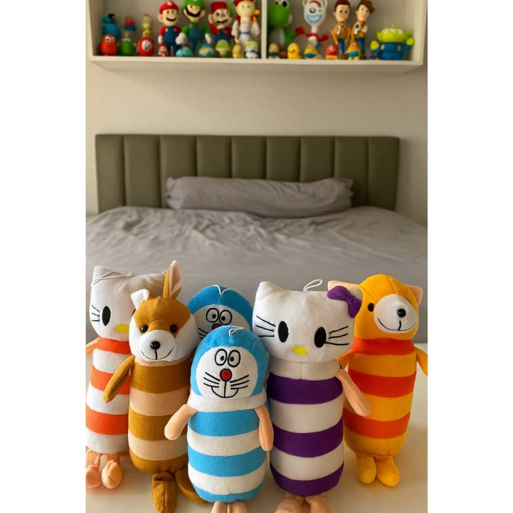 BONEKA GULING KARAKTER ANAK GULING BONEKA BERMACAM KARAKTER BONEKA GULING MINI ANAK LUCU