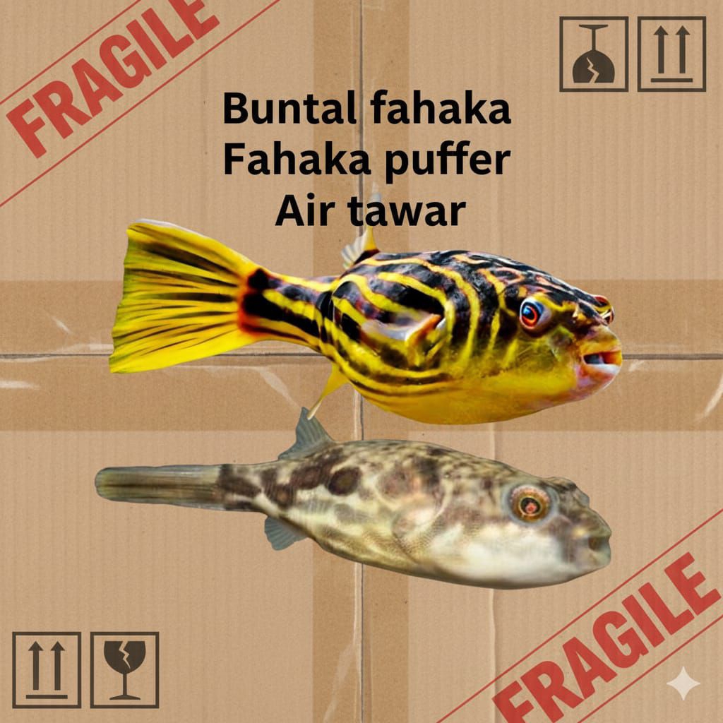 termurah dekorasi fahaka puffer