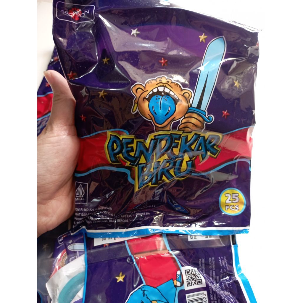 

PERMEN PENDEKAR BIRU ISI 25PCS