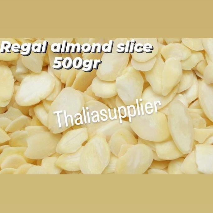 

REGAL ALMOND SLICE/ALMOND IRIS ECER 500GR CAMPURAN MAKANAN,MINUMAN