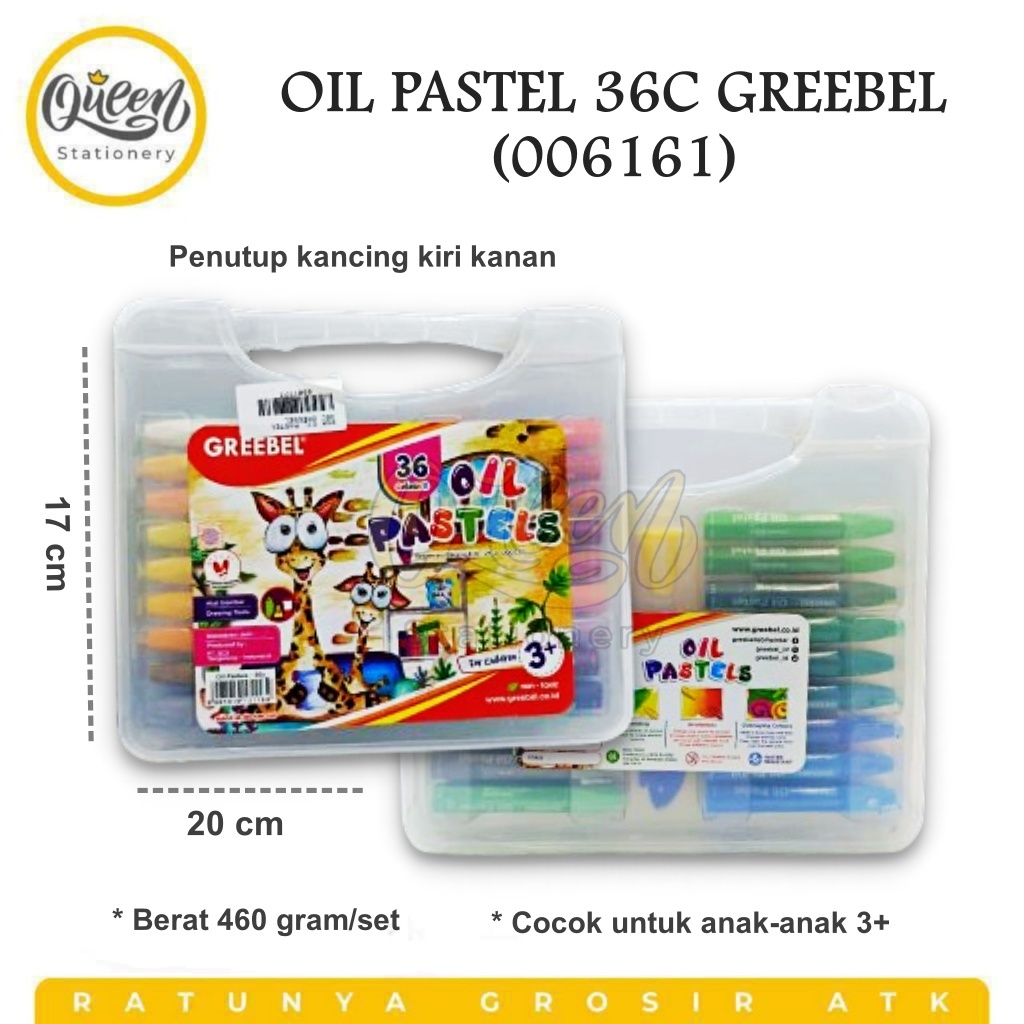

1 SET OIL PASTEL 36C GREEBEL (006161) / KRAYON / CRAYON / ALAT MEWARNAI