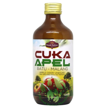 

CUKA APEL BATU MALANG CUKA APEL ROYAL SULTAN 320 ML CUKA APPLE CIDER VINEGAR